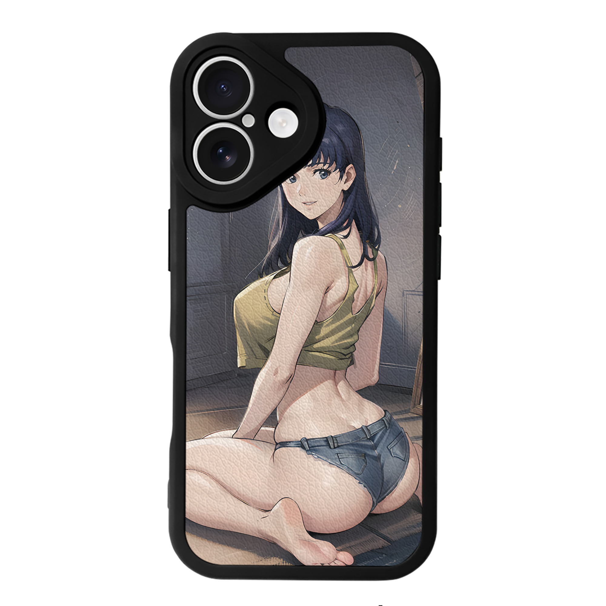 （画像用） EVA 新世紀エヴァンゲリオン 【iPhone 16シリーズ対応】シリコンスマホケース（レザー調） 材質：シリコン